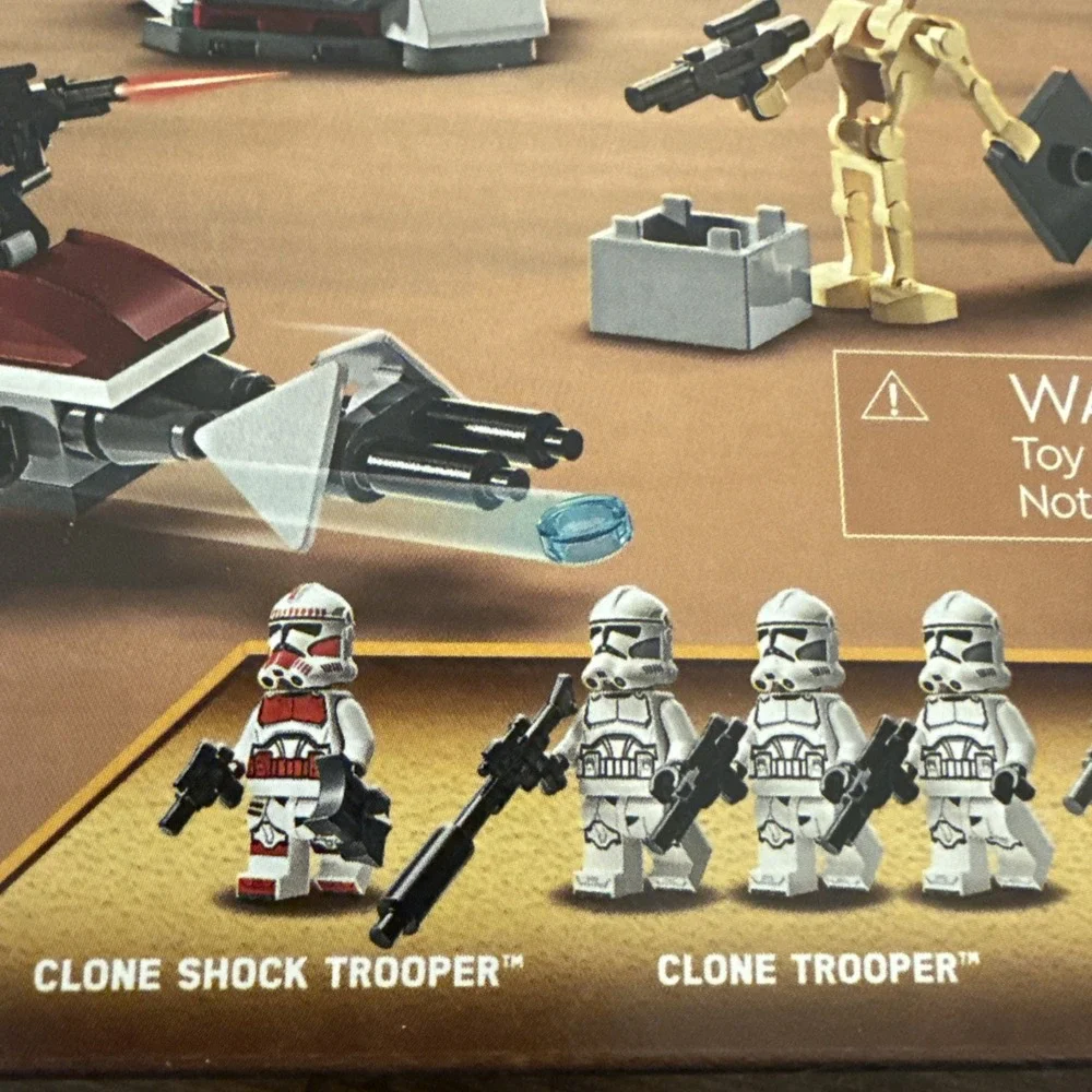 LEGO STAR WARS: Clone Trooper & Battle Droid Battle Pack 75372 New 9 Minions